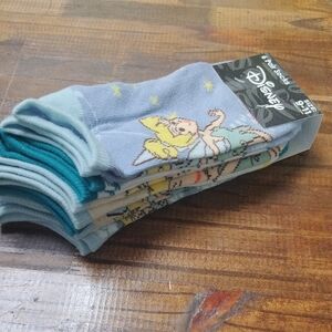 Disney Teal and Cream Casual Socks for Women